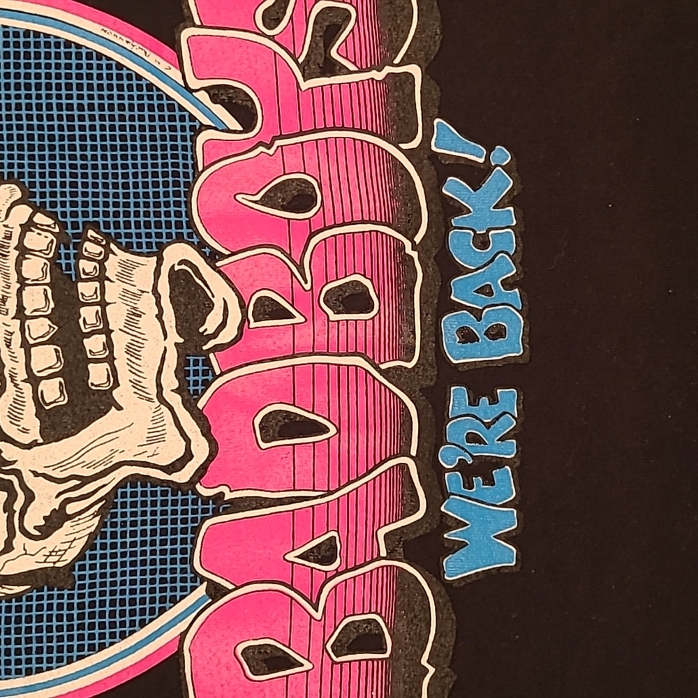 DETROIT POLICE BAD BOYS Black Cotton FOTL XL Mens Single Stitch T Shirt VTG RARE - Picture 9 of 9